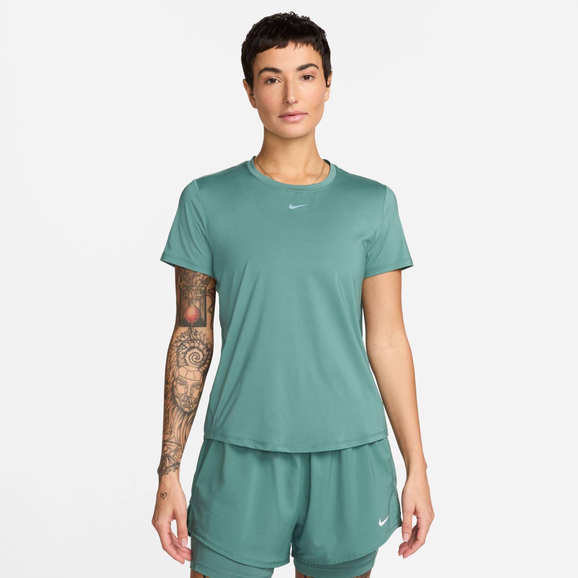 T-shirt, Rundhals, Kurzarm Damen Dunkelgrün XL von NIKE