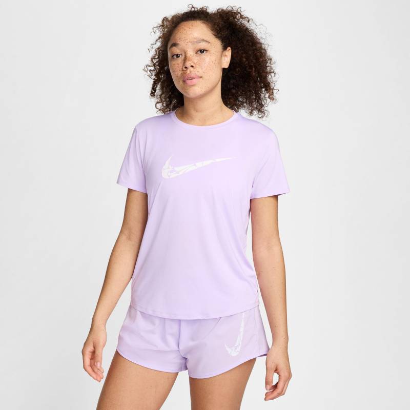 T-shirt, Rundhals, Kurzarm Damen Violett L von NIKE