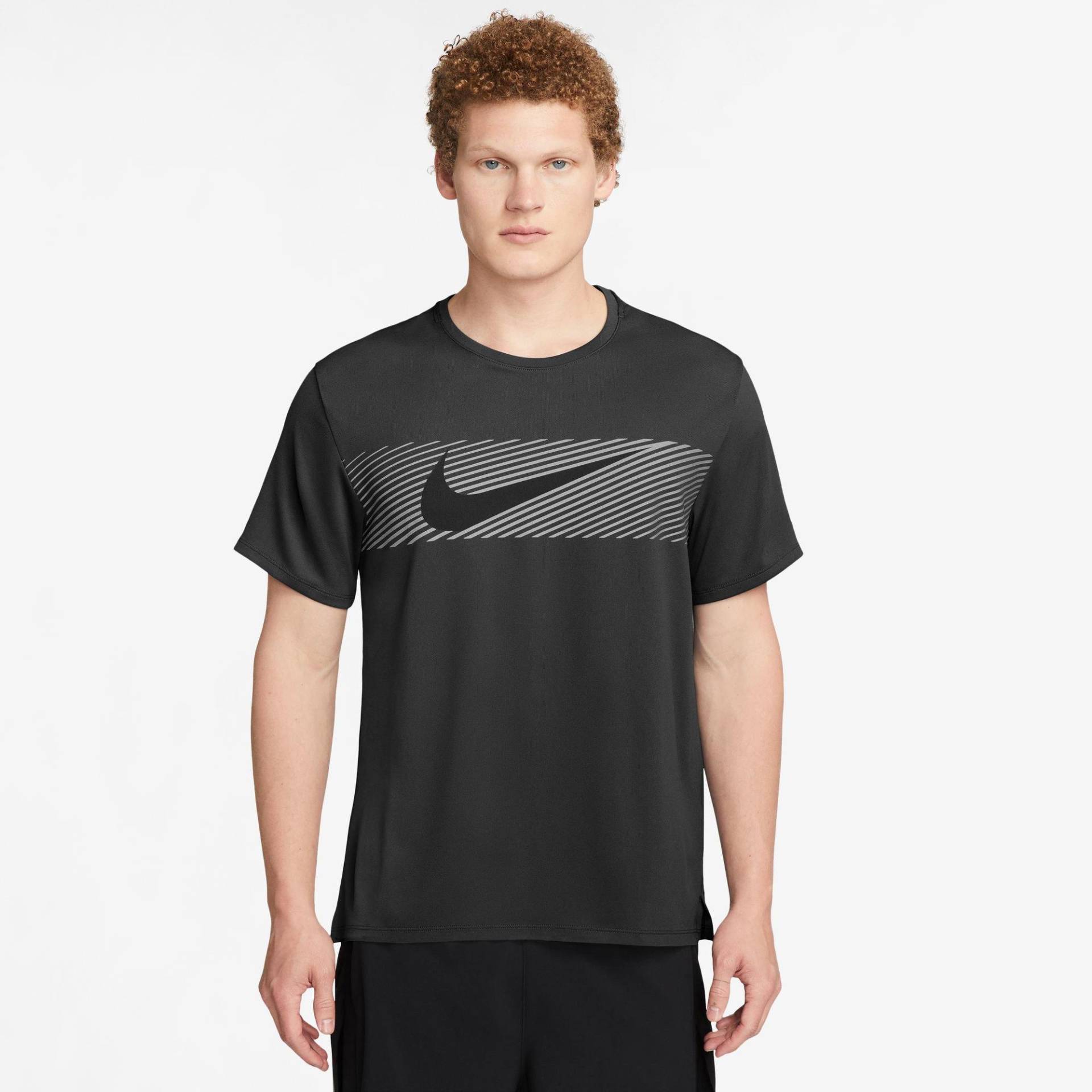 T-shirt, Rundhals, Kurzarm Herren Black M von NIKE