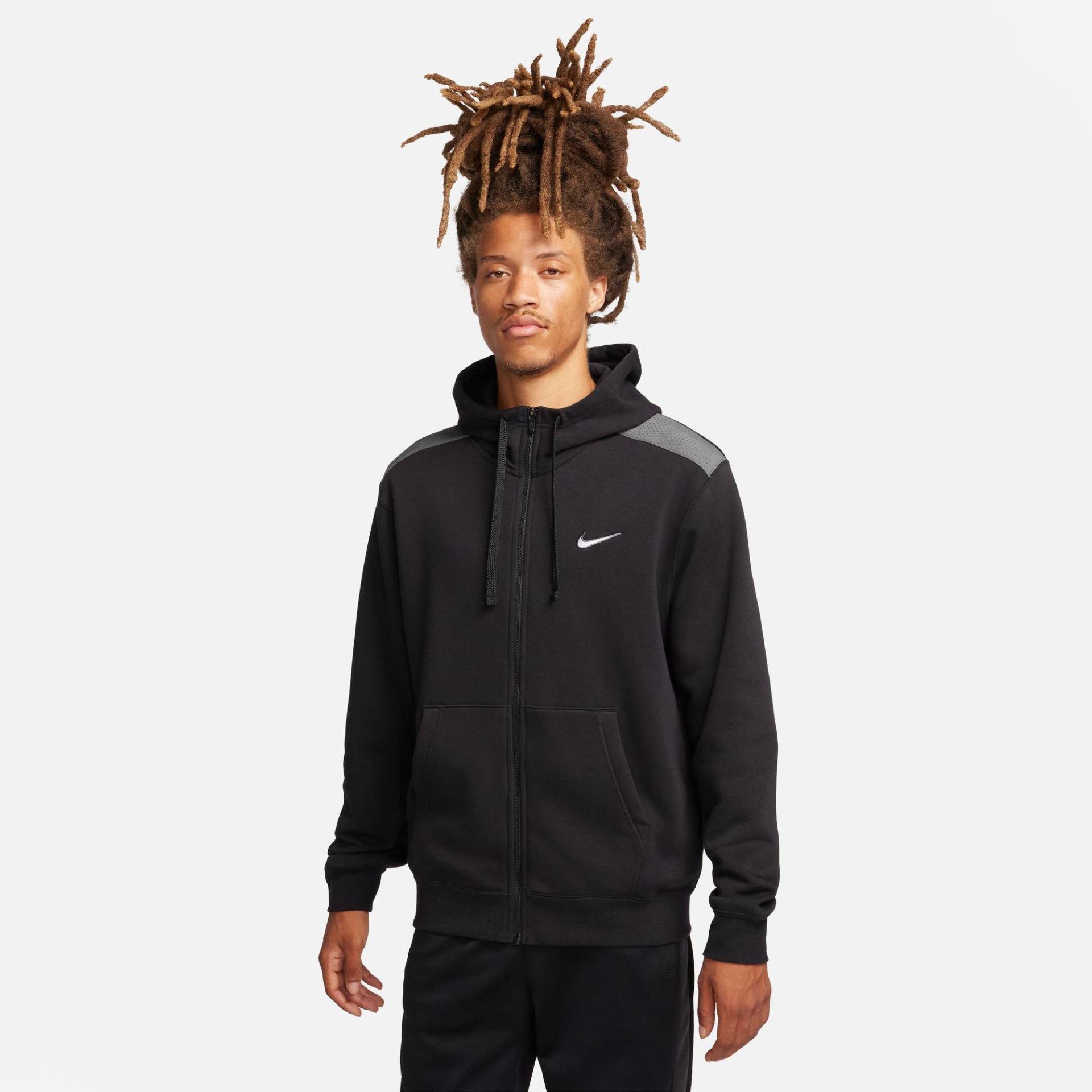 Trainerjacke Mit Kapuze Herren Black XXL von NIKE