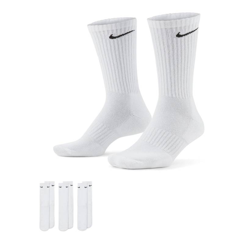 Triopack, Wadenlange Sp-sock Herren Weiss L von NIKE