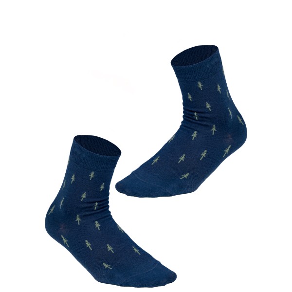 NIKIN - TreeSocks Standard Allover - Multifunktionssocken Gr 36-40 blau von NIKIN