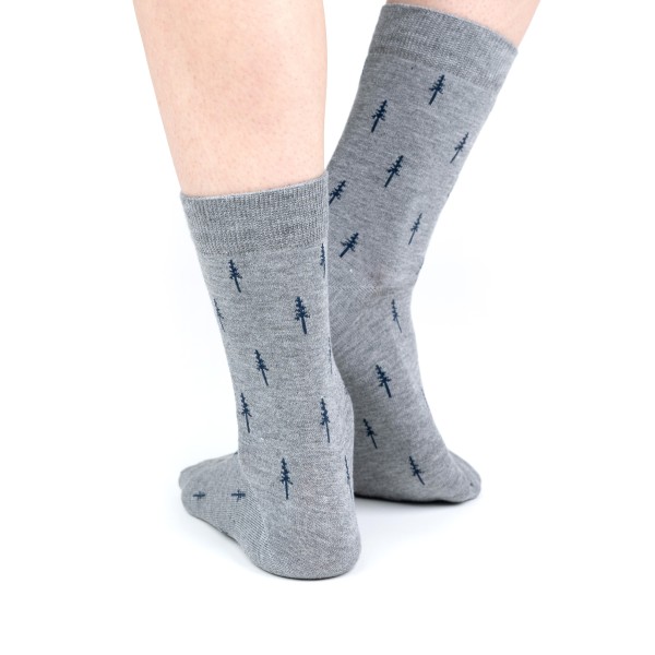 NIKIN - TreeSocks Standard Allover - Multifunktionssocken Gr 36-40 grau von NIKIN