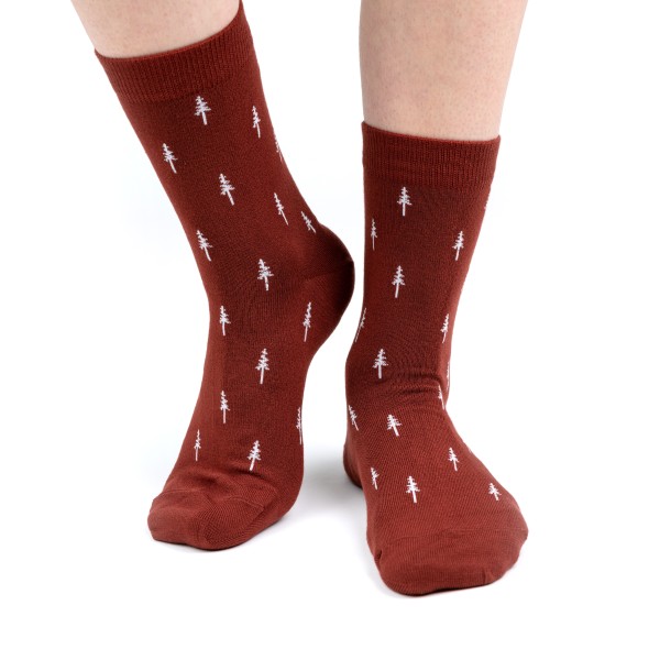 NIKIN - TreeSocks Standard Allover - Multifunktionssocken Gr 36-40 rot von NIKIN