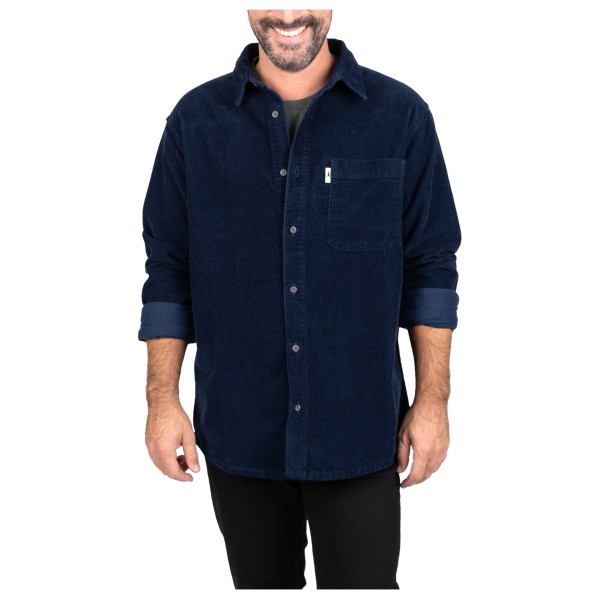 NIKIN - Treeplanter Overshirt Corduroy - Hemd Gr M;S;XL blau;grau von NIKIN