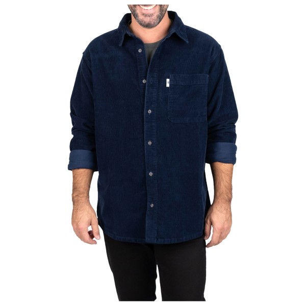 NIKIN - Treeplanter Overshirt Corduroy - Hemd Gr L blau von NIKIN