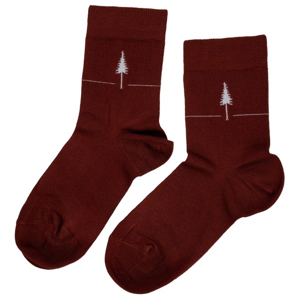 NIKIN - Treesocks Standard Single - Multifunktionssocken Gr 36-40;41-46 grau;rot;schwarz von NIKIN