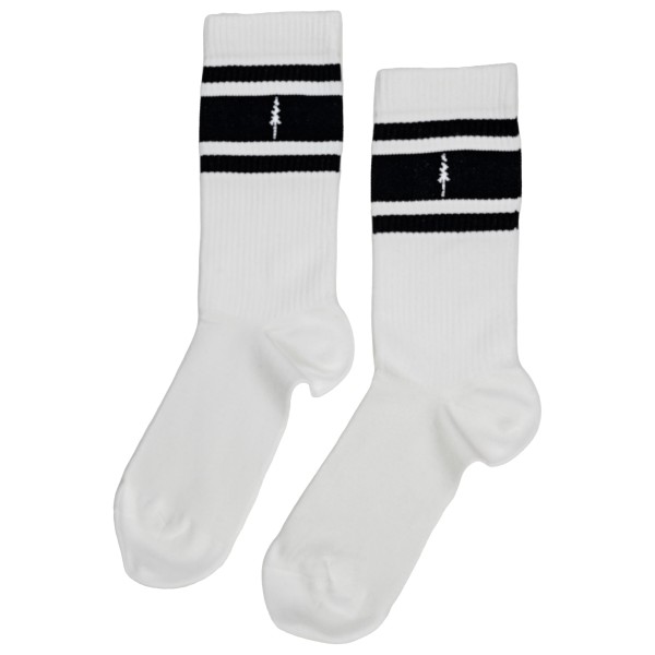 NIKIN - Treesocks Stripes College - Multifunktionssocken Gr 36-40 grau von NIKIN