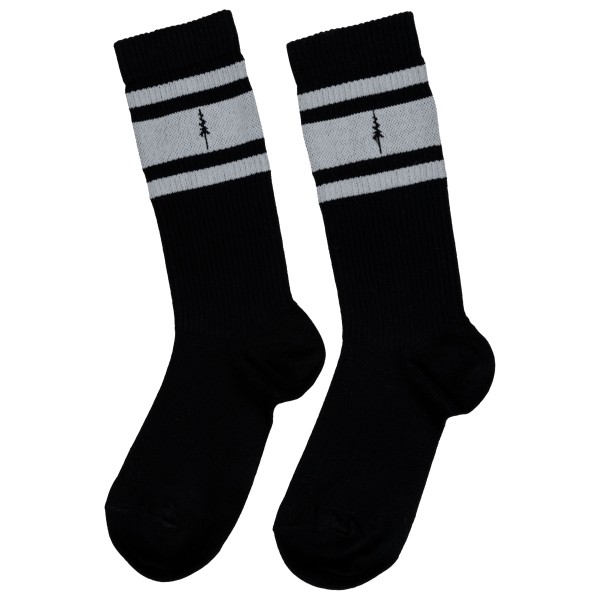 NIKIN - Treesocks Stripes College - Multifunktionssocken Gr 36-40 schwarz von NIKIN