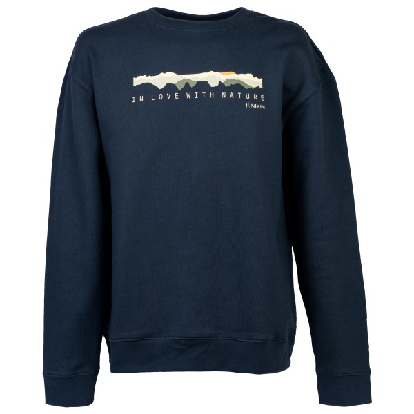 NIKIN - Treesweater Mountain Panorama - Pullover Gr M;S;XL;XS blau von NIKIN