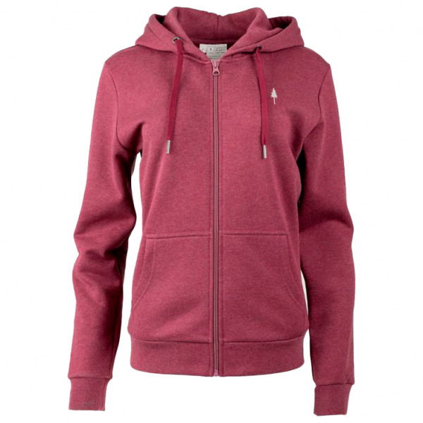 NIKIN - Women's Treehoodie Zip - Hoodie Gr L rot/rosa von NIKIN