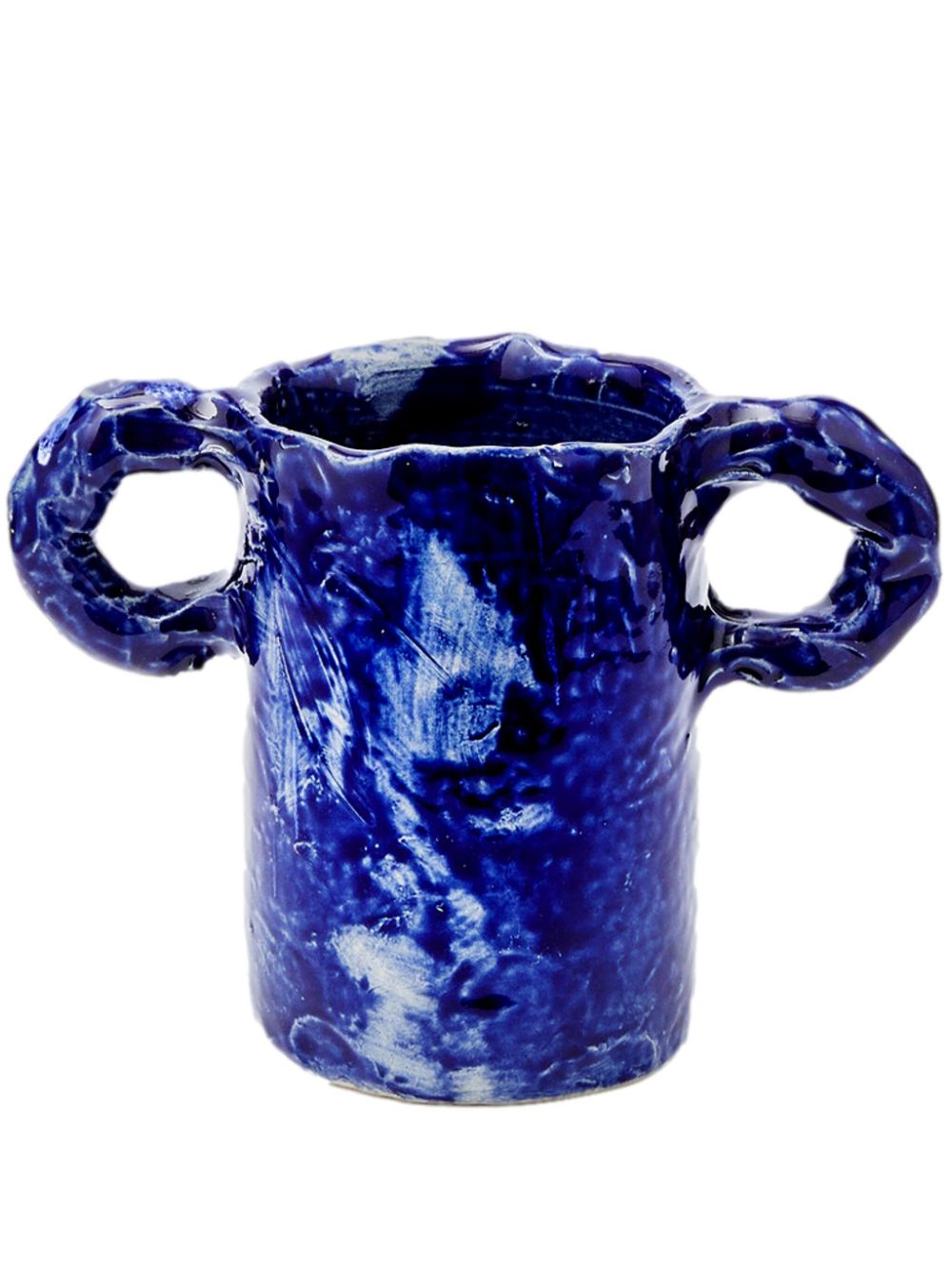 NIKO JUNE Studio ceramic vase - Blue von NIKO JUNE