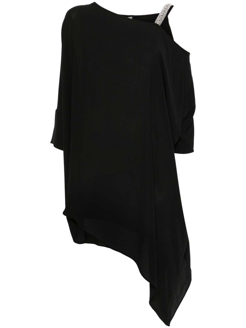 NISSA asymmetric tunic - Black von NISSA