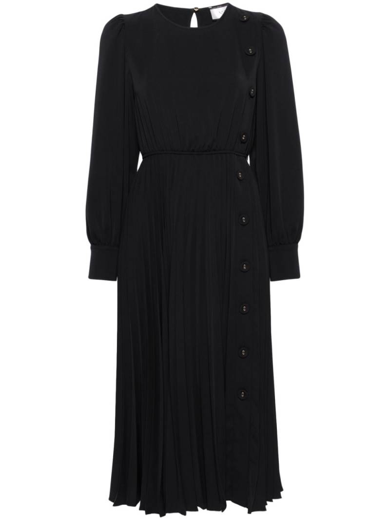 NISSA button-detailed maxi dress - Black von NISSA