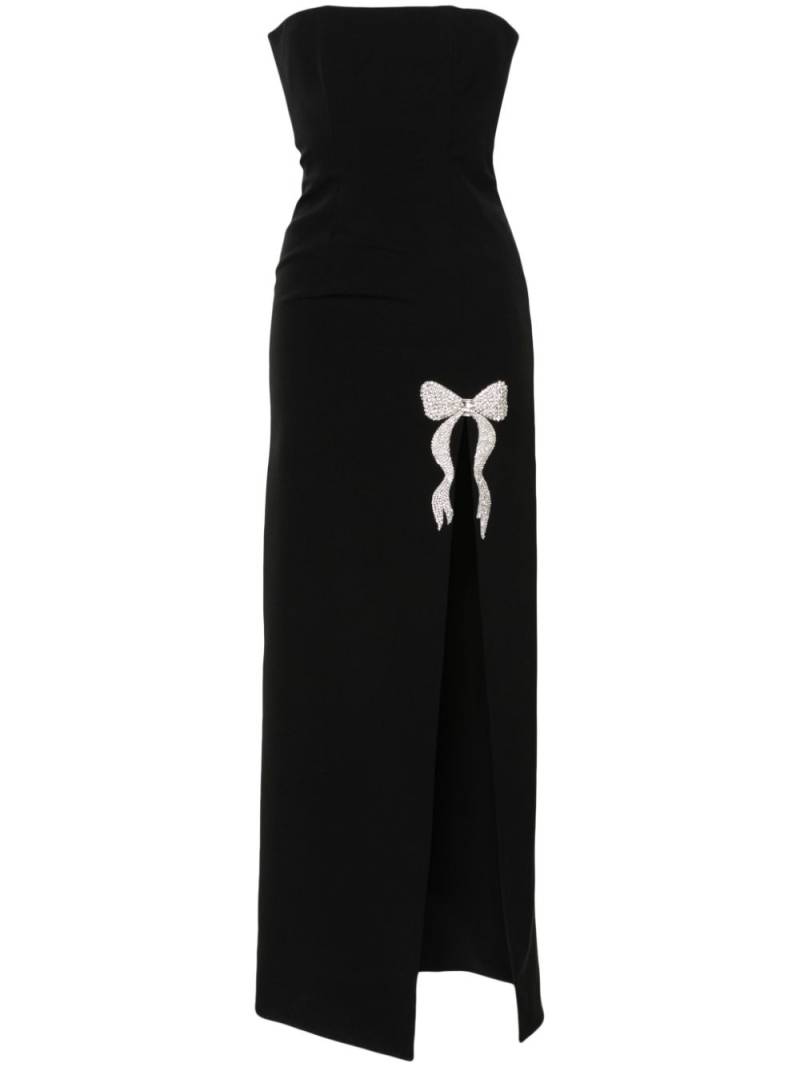 NISSA crystal-embellished maxi dress - Black von NISSA