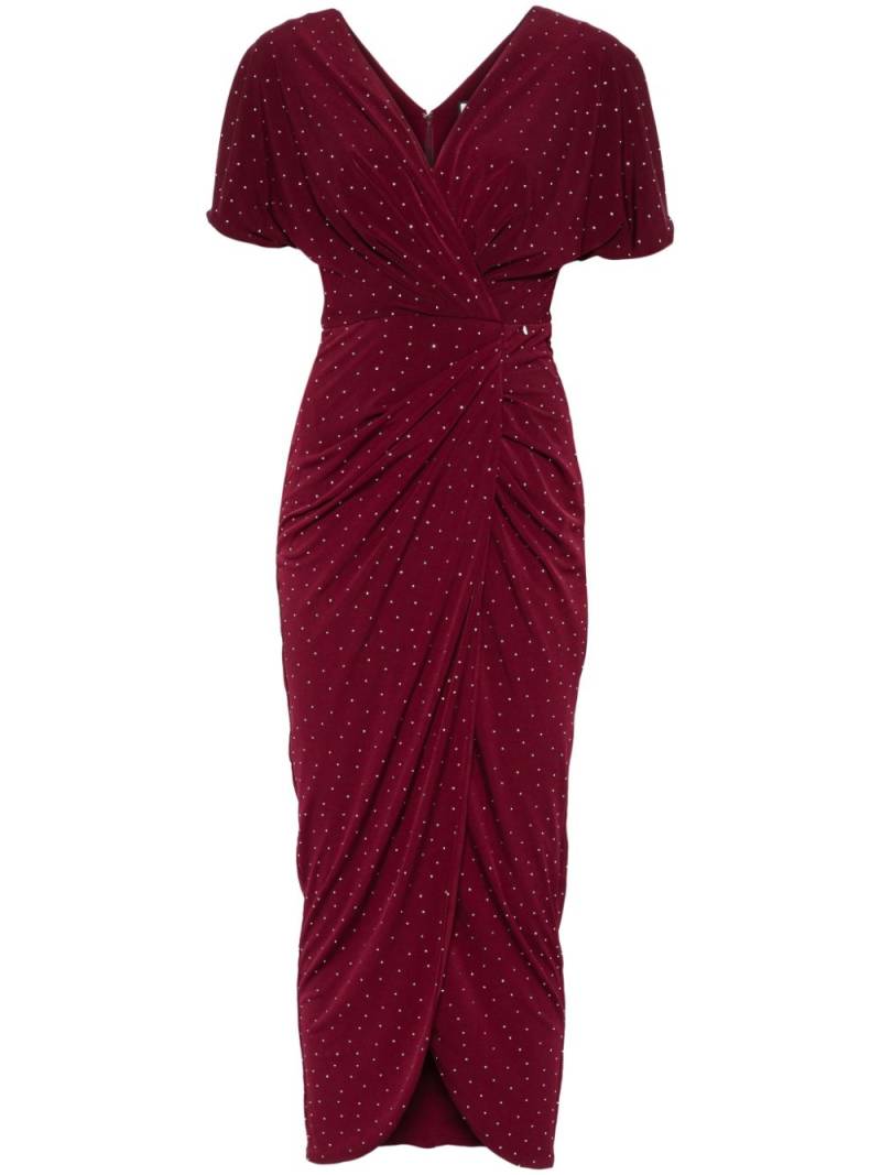 NISSA crystal-embellished maxi dress - Red von NISSA