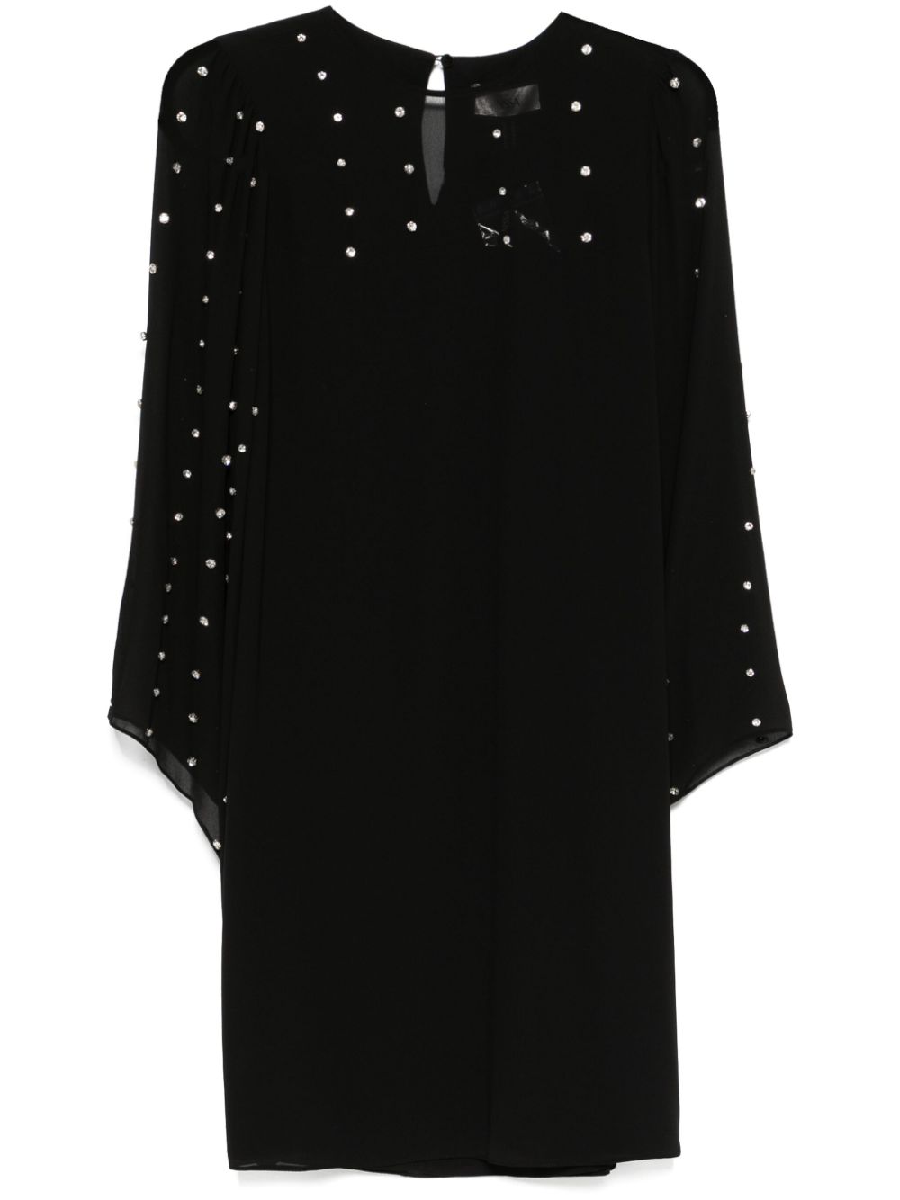 NISSA crystal-embellished mini dress - Black von NISSA