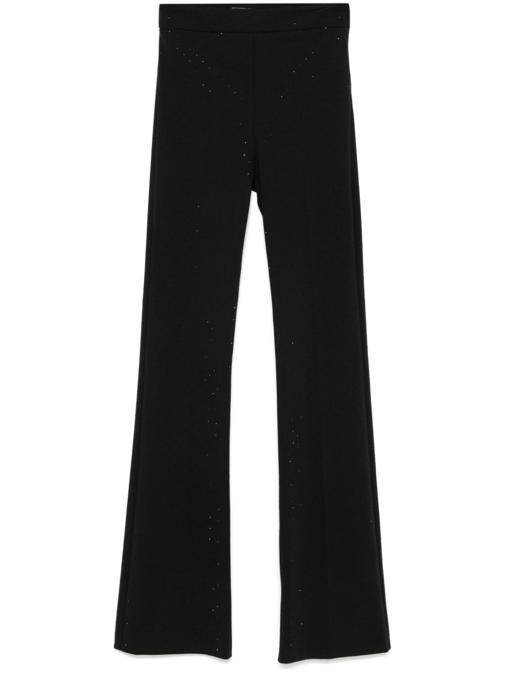 NISSA crystal-embellished trousers - Black von NISSA