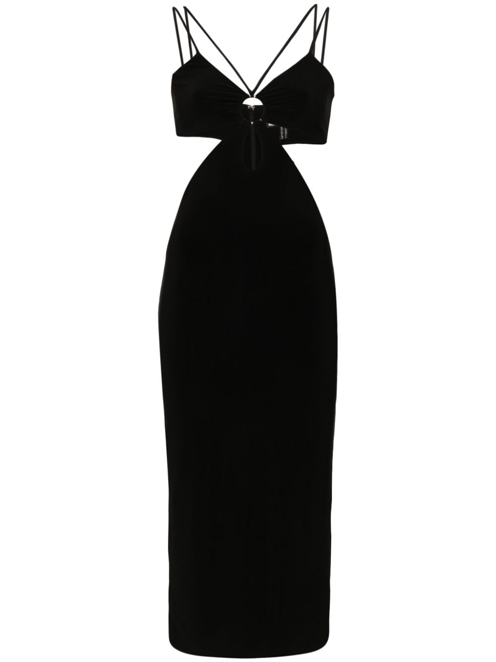 NISSA cut-out detail dress - Black von NISSA