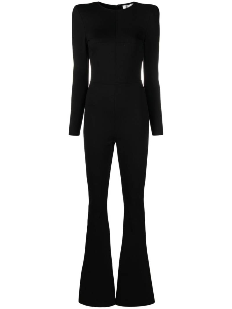 NISSA flared-leg jumpsuit - Black von NISSA