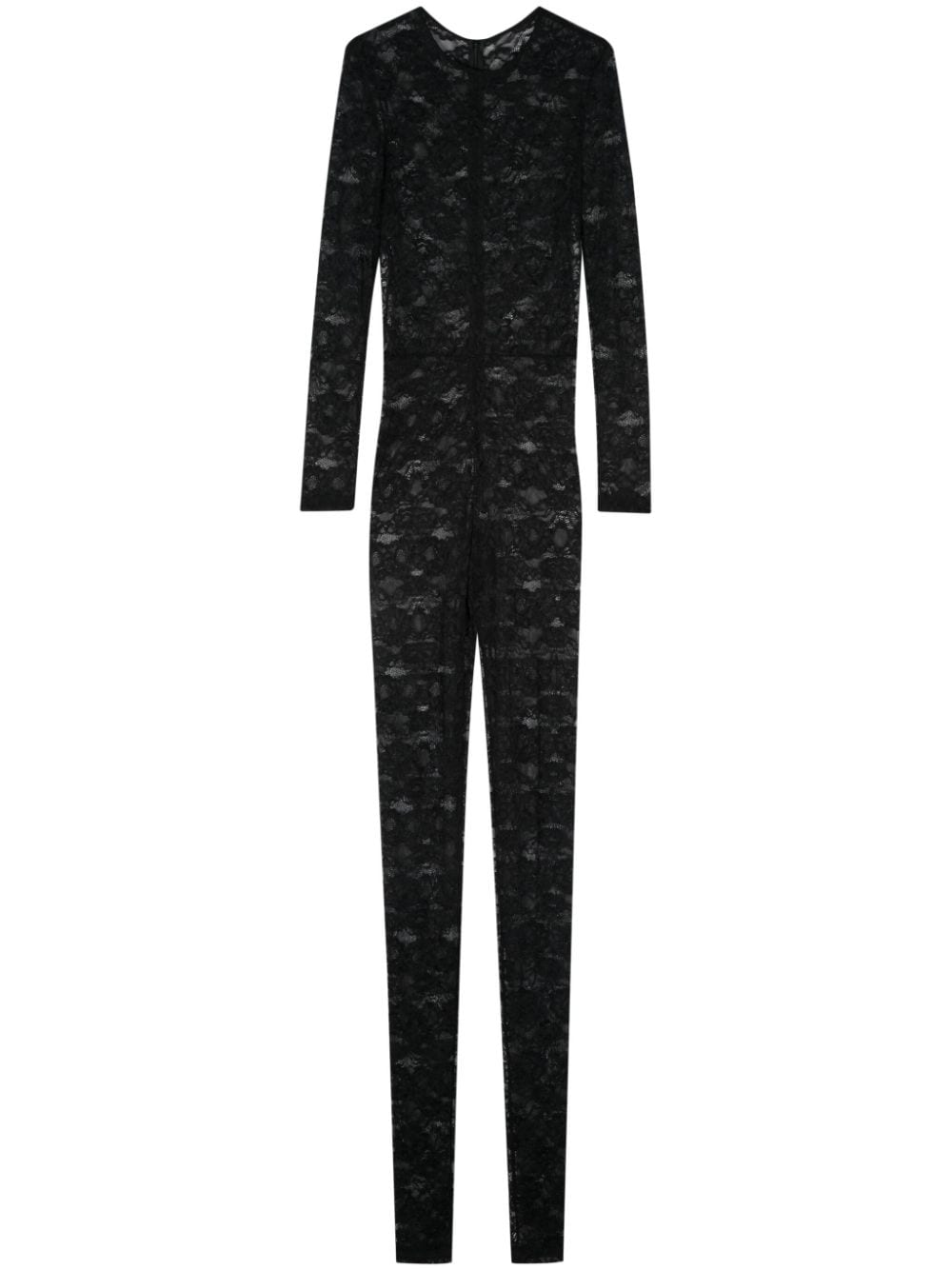 NISSA floral-lace jumpsuit - Black von NISSA