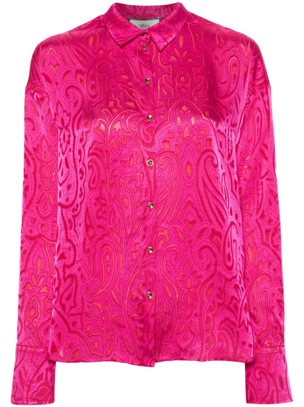 NISSA floral-print shirt - Pink von NISSA