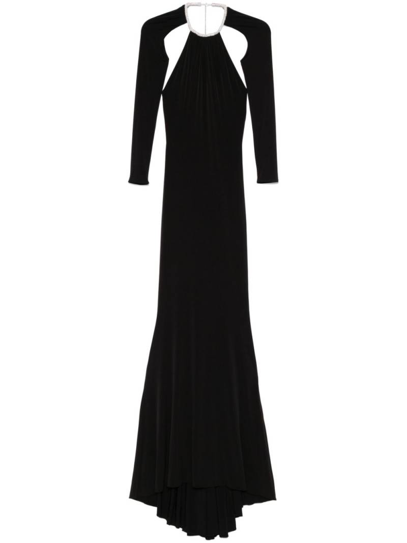 NISSA open-back gown - Black von NISSA