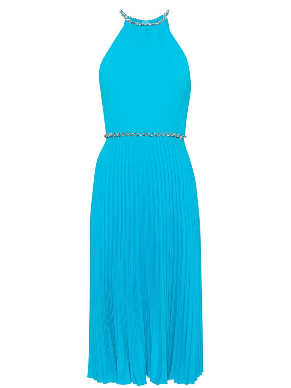 NISSA pleated midi dress - Blue von NISSA