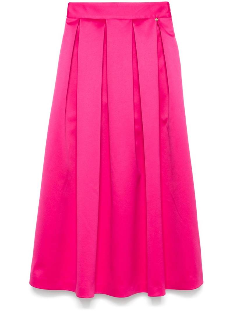 NISSA pleated midi skirt - Pink von NISSA