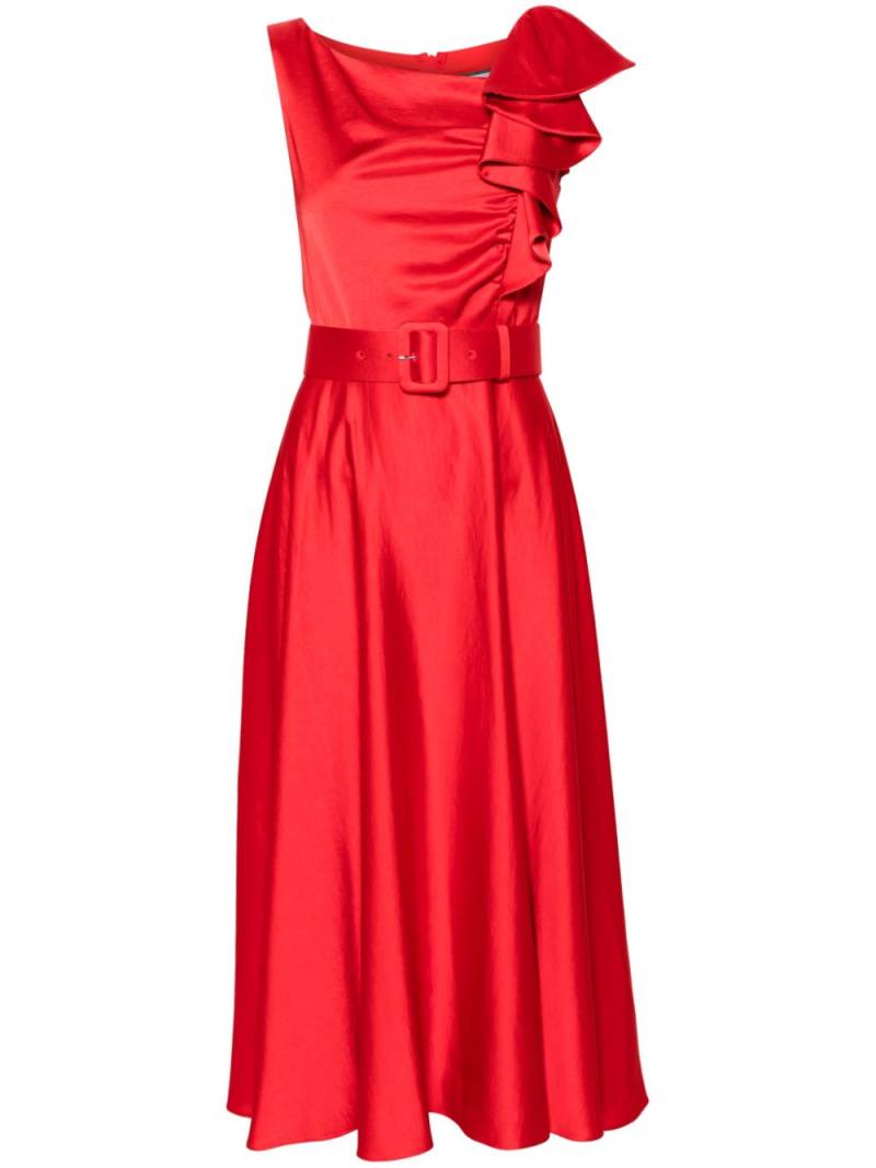 NISSA satin flared maxi dress von NISSA