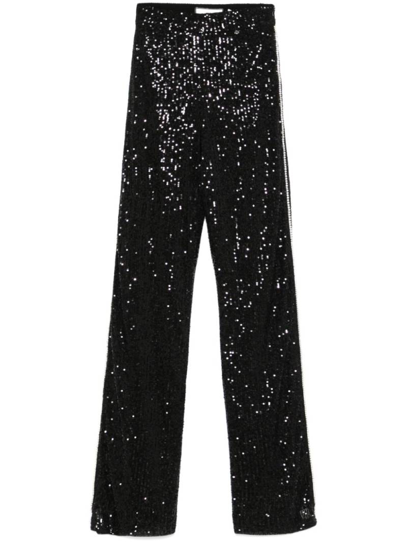 NISSA sequined trousers - Black von NISSA