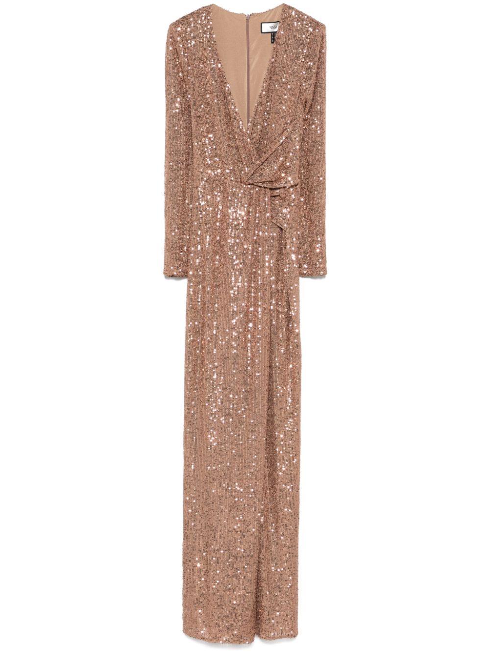 NISSA sequinned gown - Neutrals von NISSA