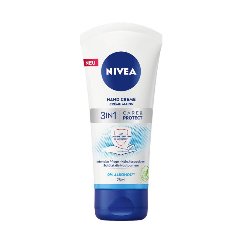 3in1 Care & Protect Anti-bakteriell Hand Creme Damen  75ml von NIVEA