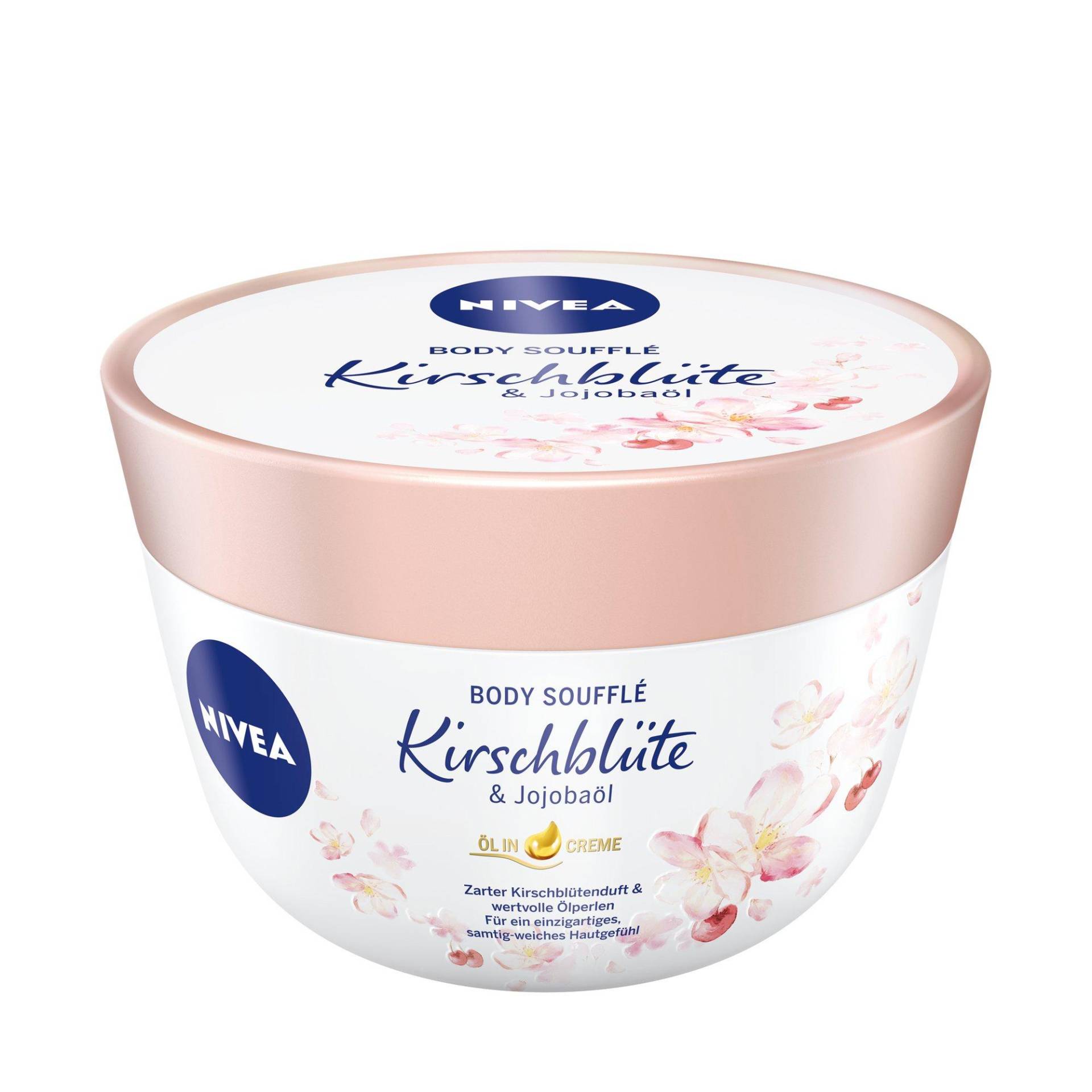 Body Soufflé Kirschblüte & Jojobaöl Damen  200ml von NIVEA