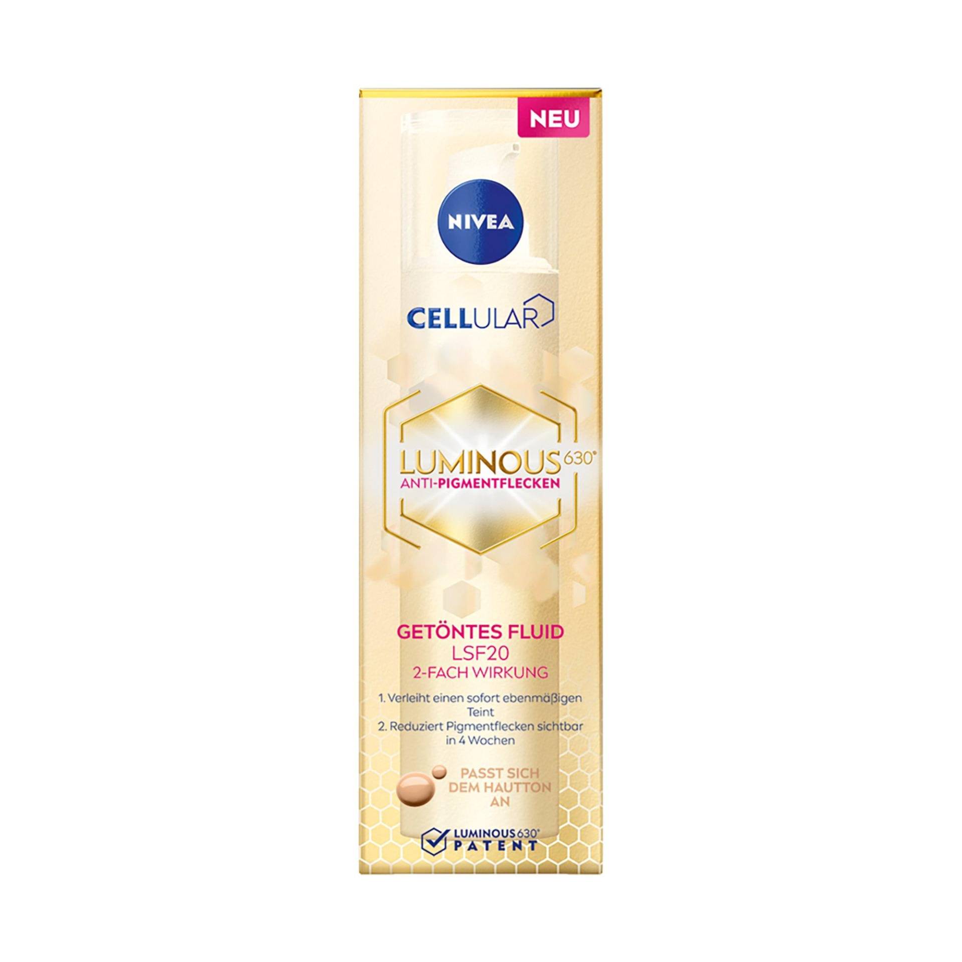 Cellular Luminous630® Anti-pigment Getöntes Fluid Lsf20 Damen  40ml von NIVEA