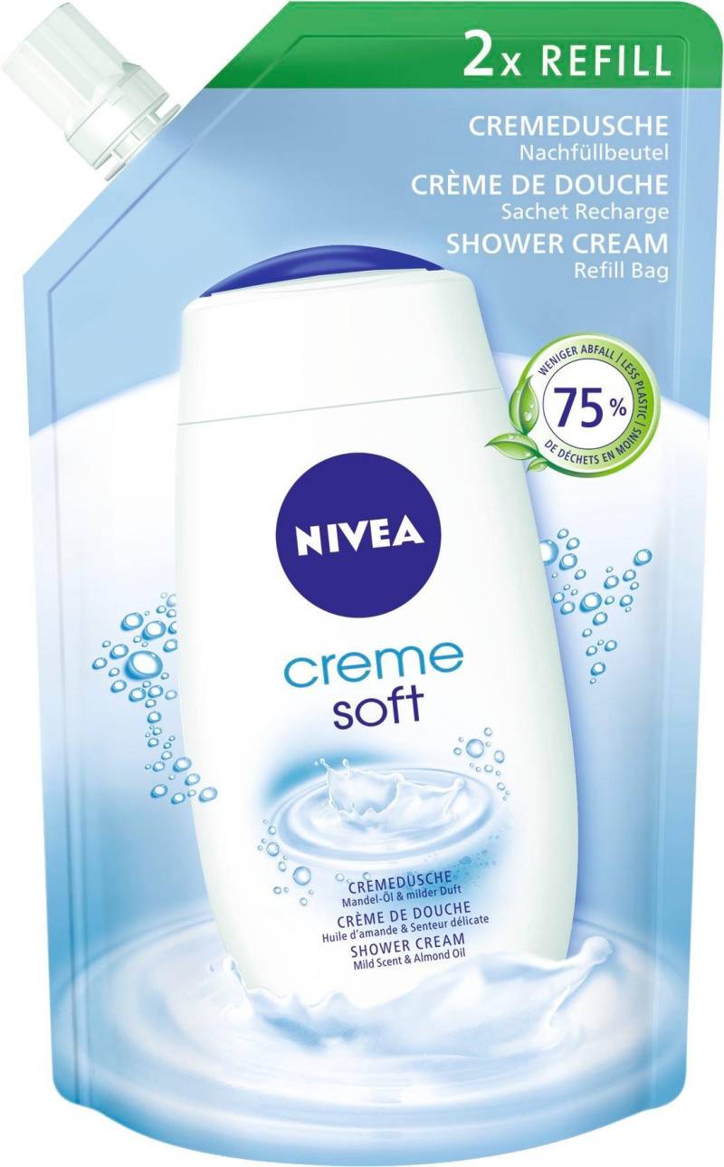 Creme Soft Cremedusche Refill Damen  500 ml von NIVEA