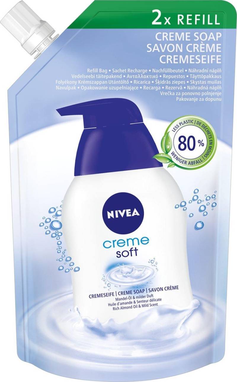 Creme Soft Cremeseife Refill Damen  500 ml von NIVEA