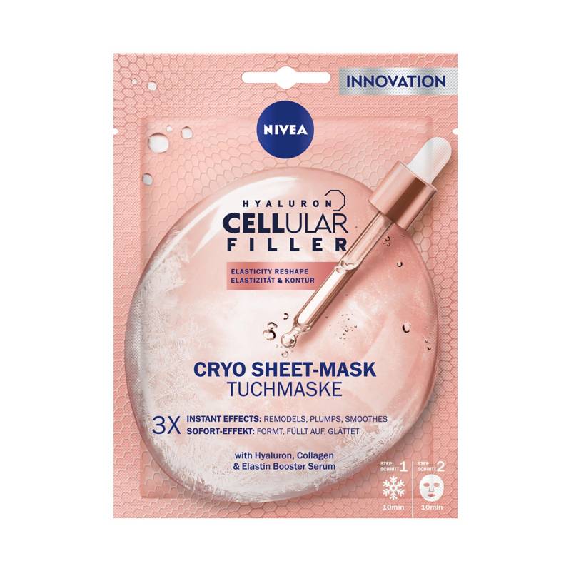 Hyaluron Cellular Filler Elastizität Cryo Tuchmaske Damen  3 pezzi von NIVEA