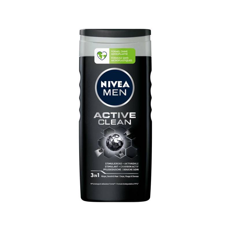 Nivea - Men Dusch Active Clean, 250 ml von Nivea