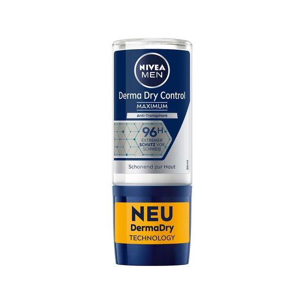 Deo Derma Dry Control Maximum Roll-on Male Unisex  50ml von NIVEA