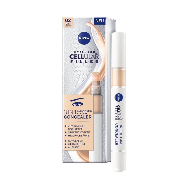 Hyaluron Cellular Filler 3in1 Augenpflege Concealer Damen  Mittel von NIVEA