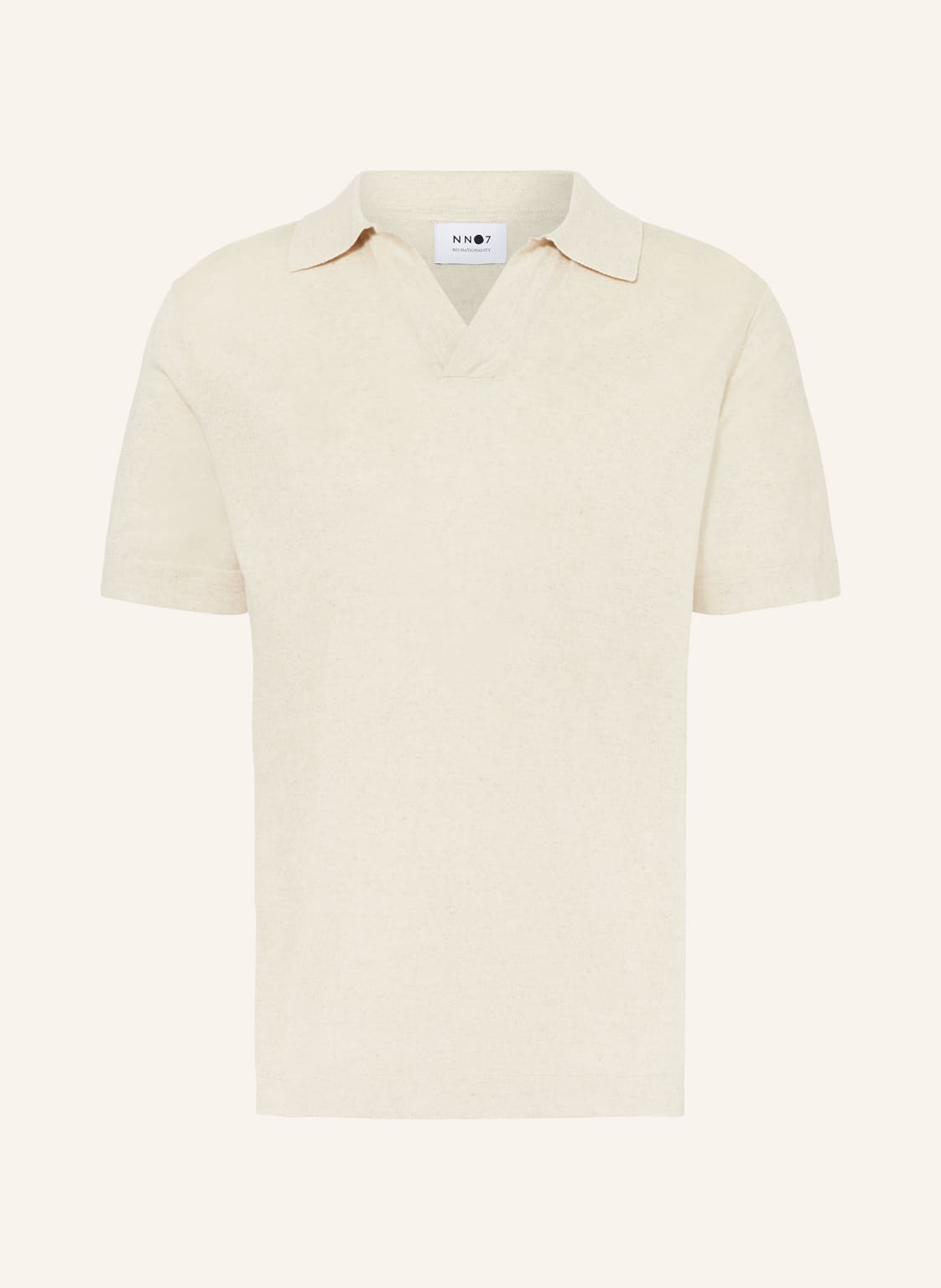 Nn.07 Strick-Poloshirt Ryan beige von NN.07