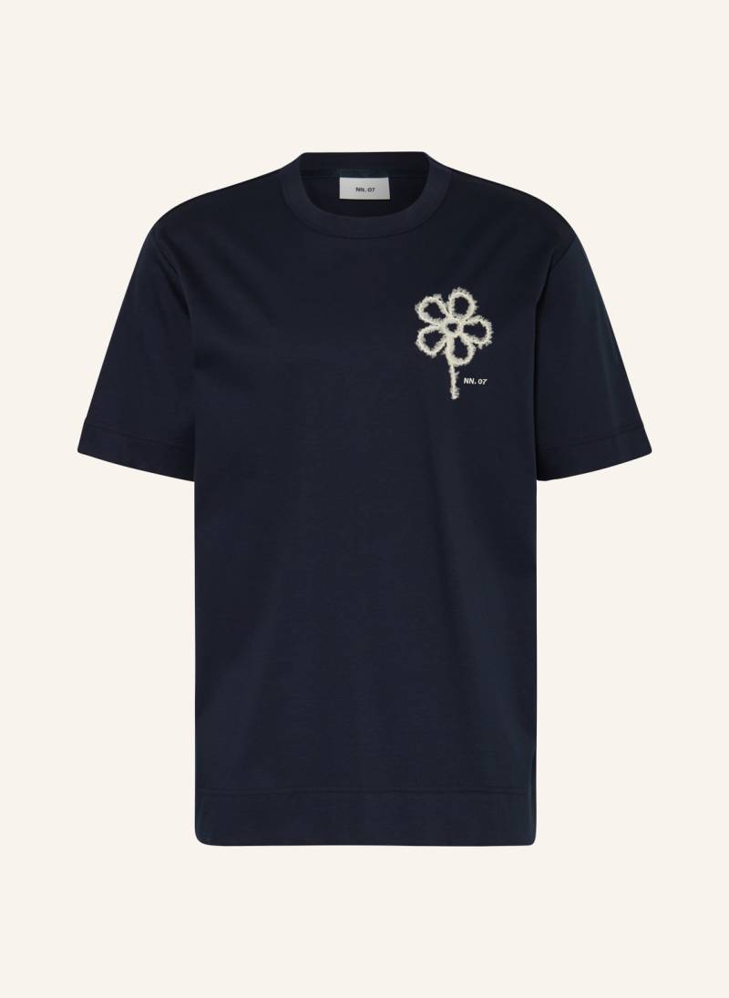 Nn.07 T-Shirt Pedro blau von NN.07