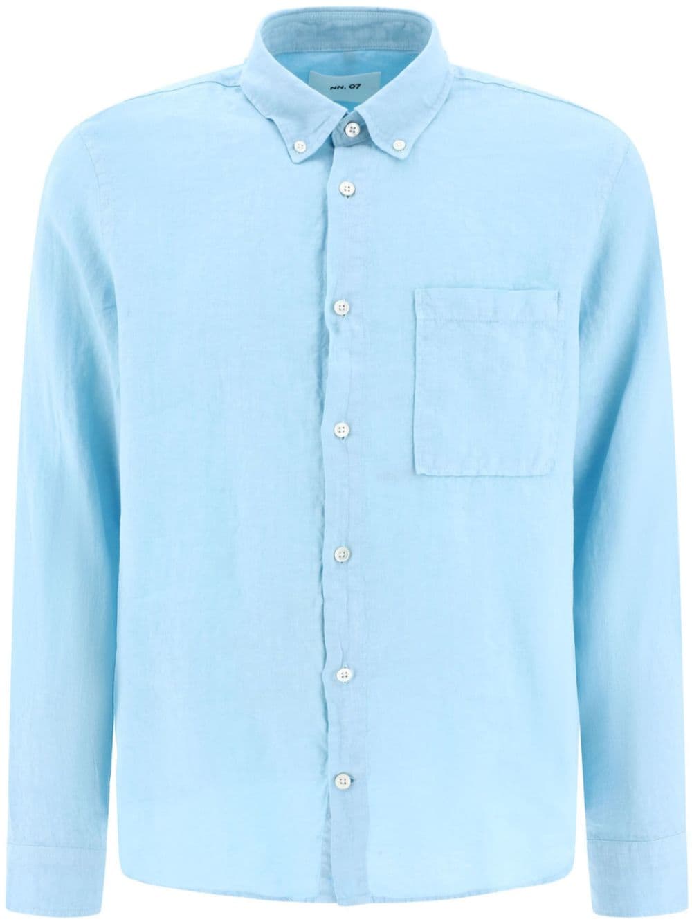 NN07 Arne linen shirt - Blue von NN07