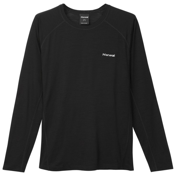 NNormal - Merino Long Sleeve - Laufshirt Gr L schwarz von NNormal