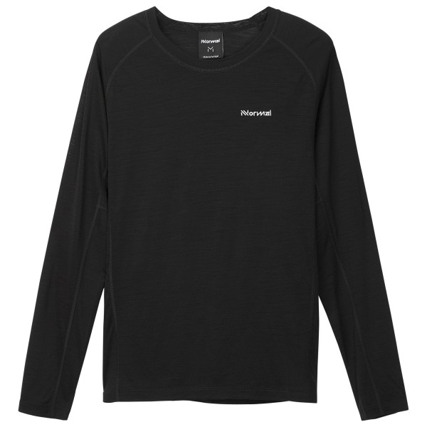 NNormal - Women's Merino Long Sleeve - Laufshirt Gr L;M;S grau;schwarz von NNormal