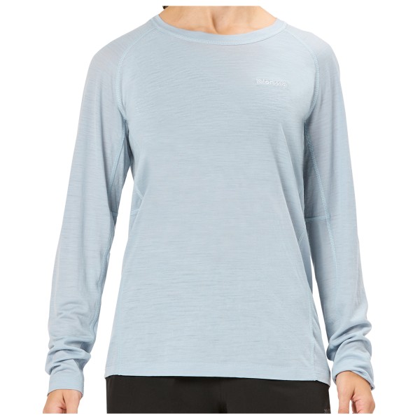 NNormal - Women's Merino Long Sleeve - Laufshirt Gr L grau von NNormal