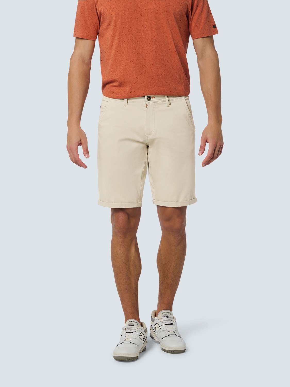 NO EXCESS Chinoshorts, aus gefärbtem Twill-Stretch von NO EXCESS