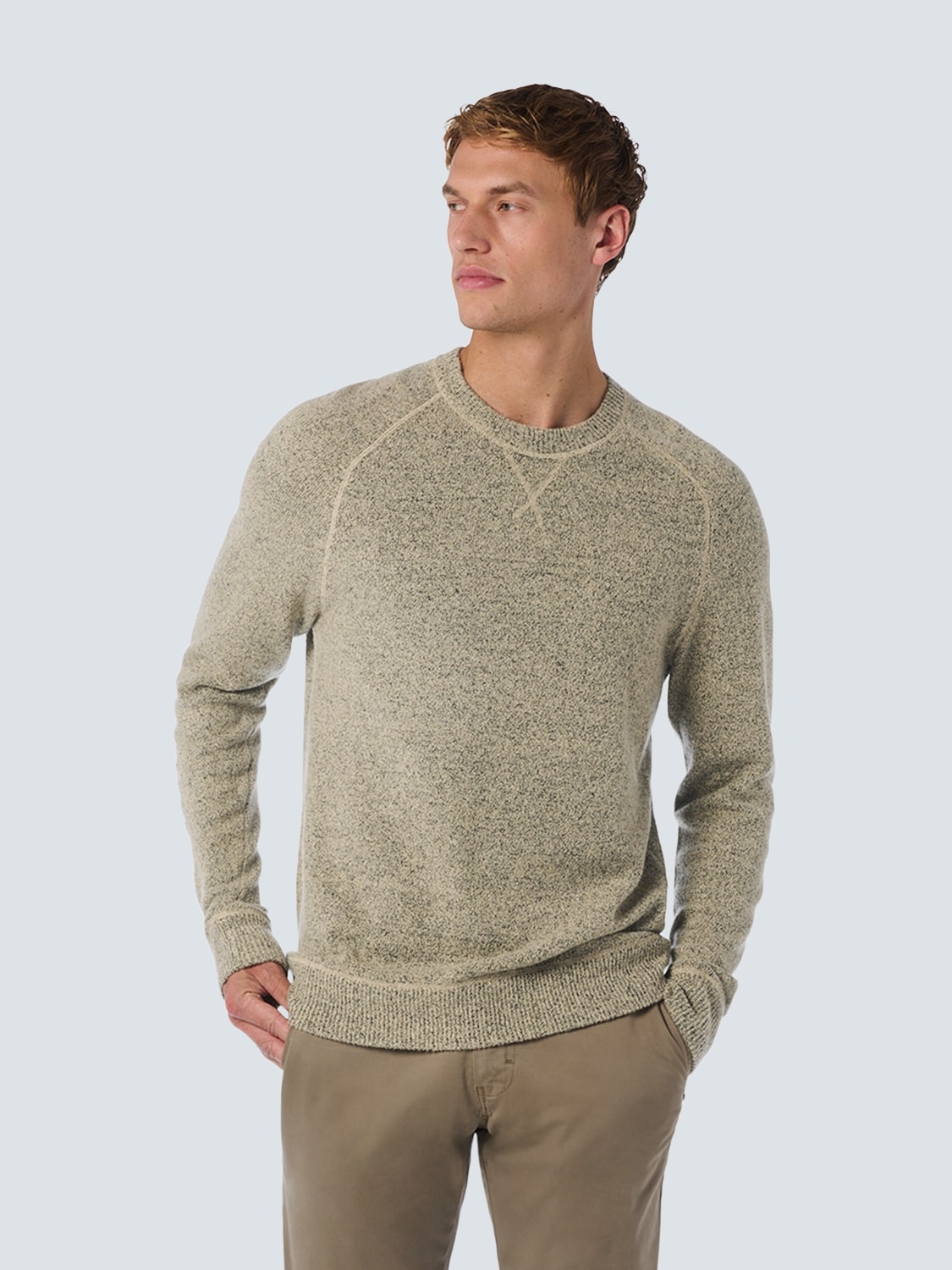 NO EXCESS Strickpullover, in melierter Optik von NO EXCESS