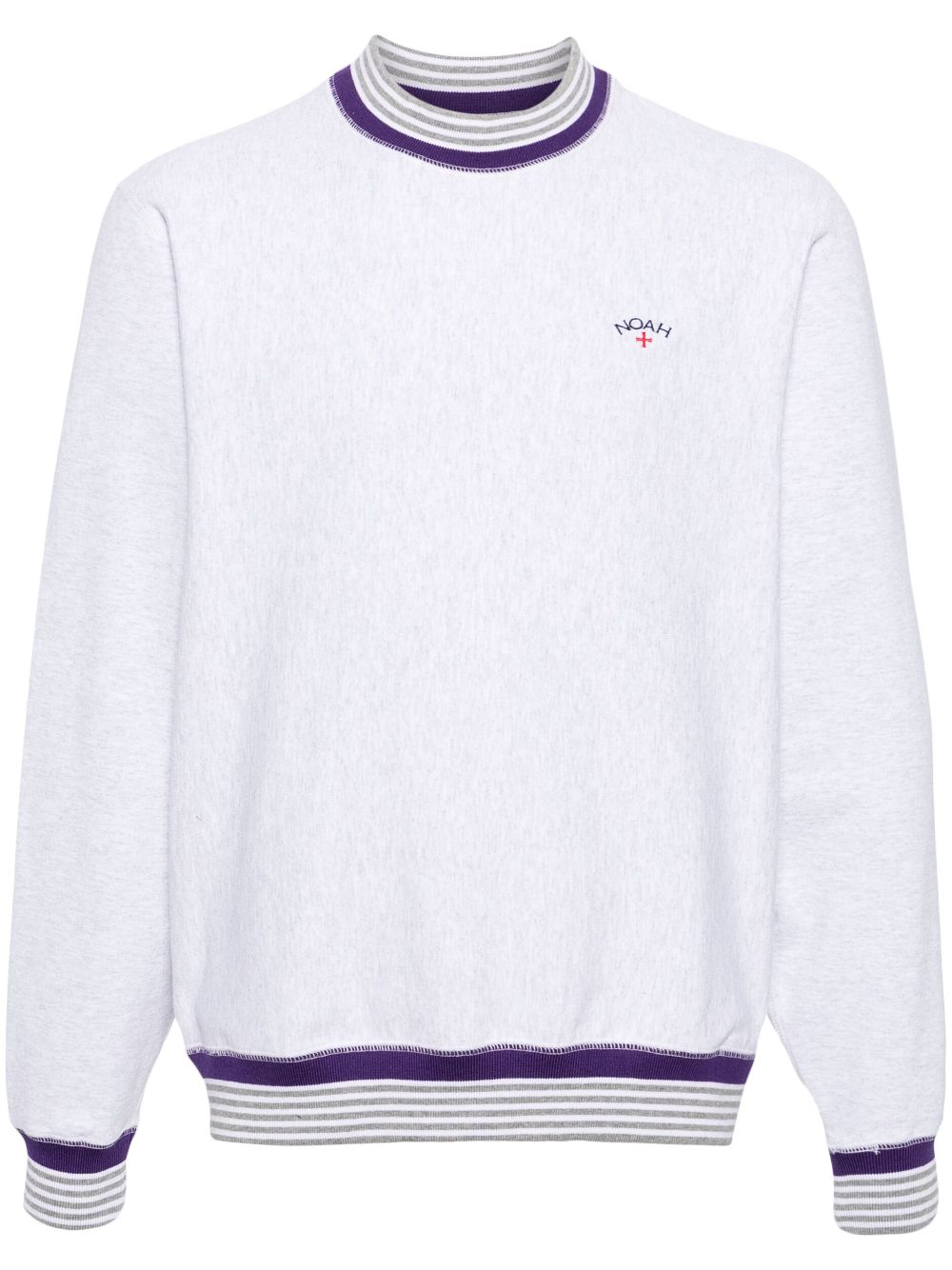 NOAH NY logo-embroidered cotton sweatshirt - Grey von NOAH NY